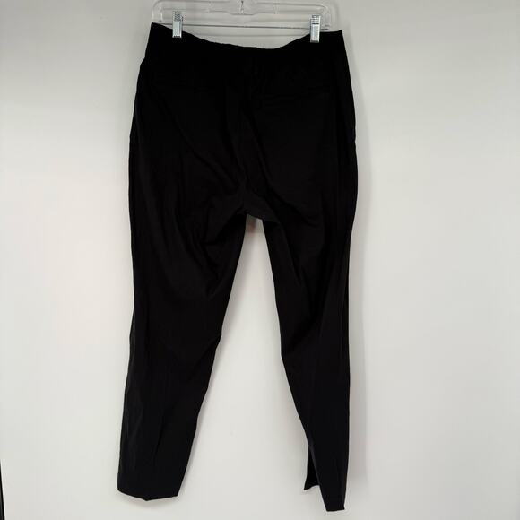 Theory Curtis Drawstring Pant Good Linen Men's Size 31 Black Woven Straight Leg - Picture 3 of 10